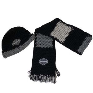 Harley Davidson NEW without tag hat and scarf